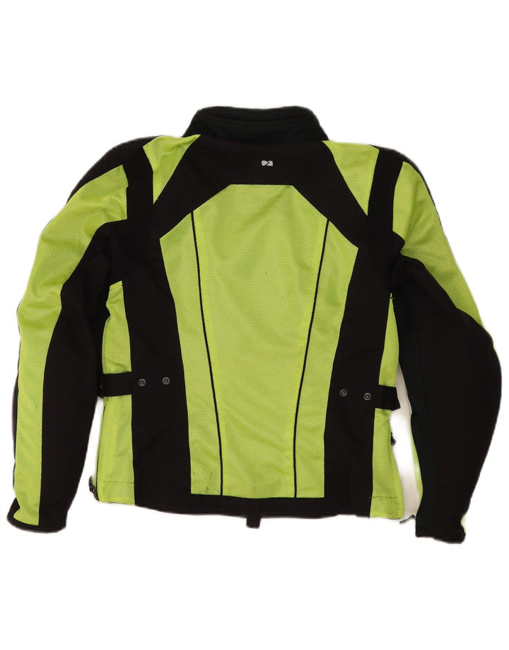 Spidi Womens Graphic Racer Jacket UK 10 Small Green Colourblock Polyester