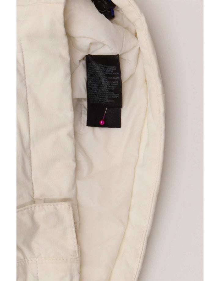 The North Face Womens Windbreaker Jacket UK 14 Medium White Colourblock