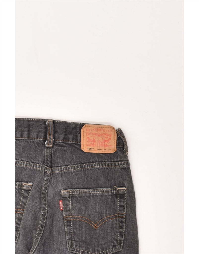 LEVI'S Boys 550 Relaxed Fit Straight Jeans 9-10 Years W25 L25  Grey Cotton | Vintage Levi's | Thrift | Second-Hand Levi's | Used Clothing | Messina Hembry 