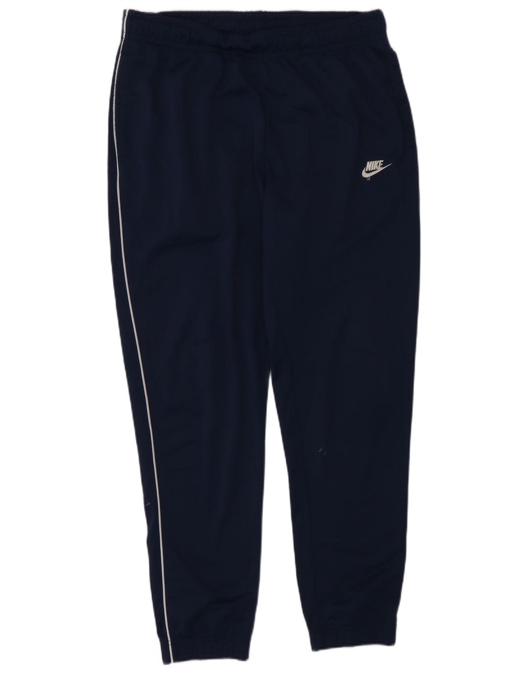 Nike Mens Tracksuit Trousers Joggers Large Navy Blue Polyester