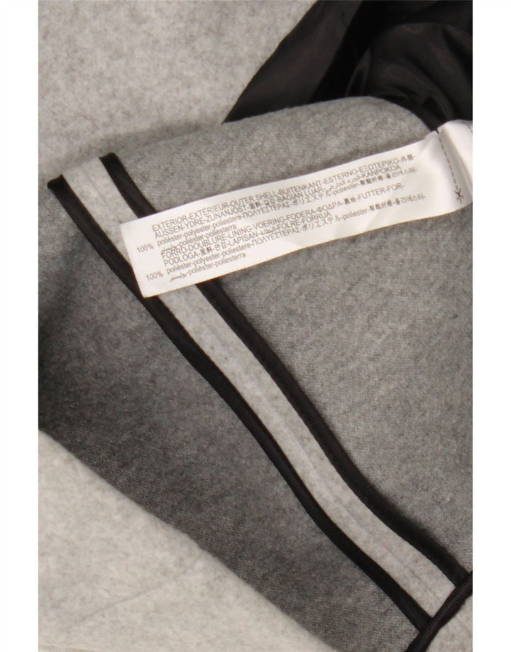 Zara Womens Double Breasted Blazer Jacket UK 10 Small Grey Polyester