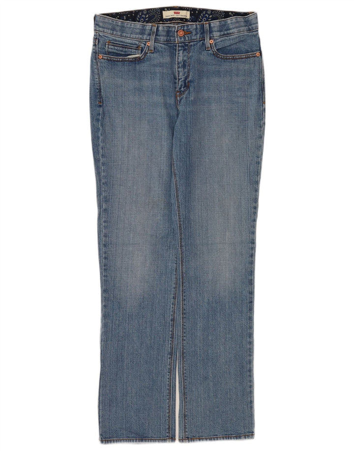 Levi's Womens 525 Straight Jeans US 10 Large W30 L32 Blue Cotton