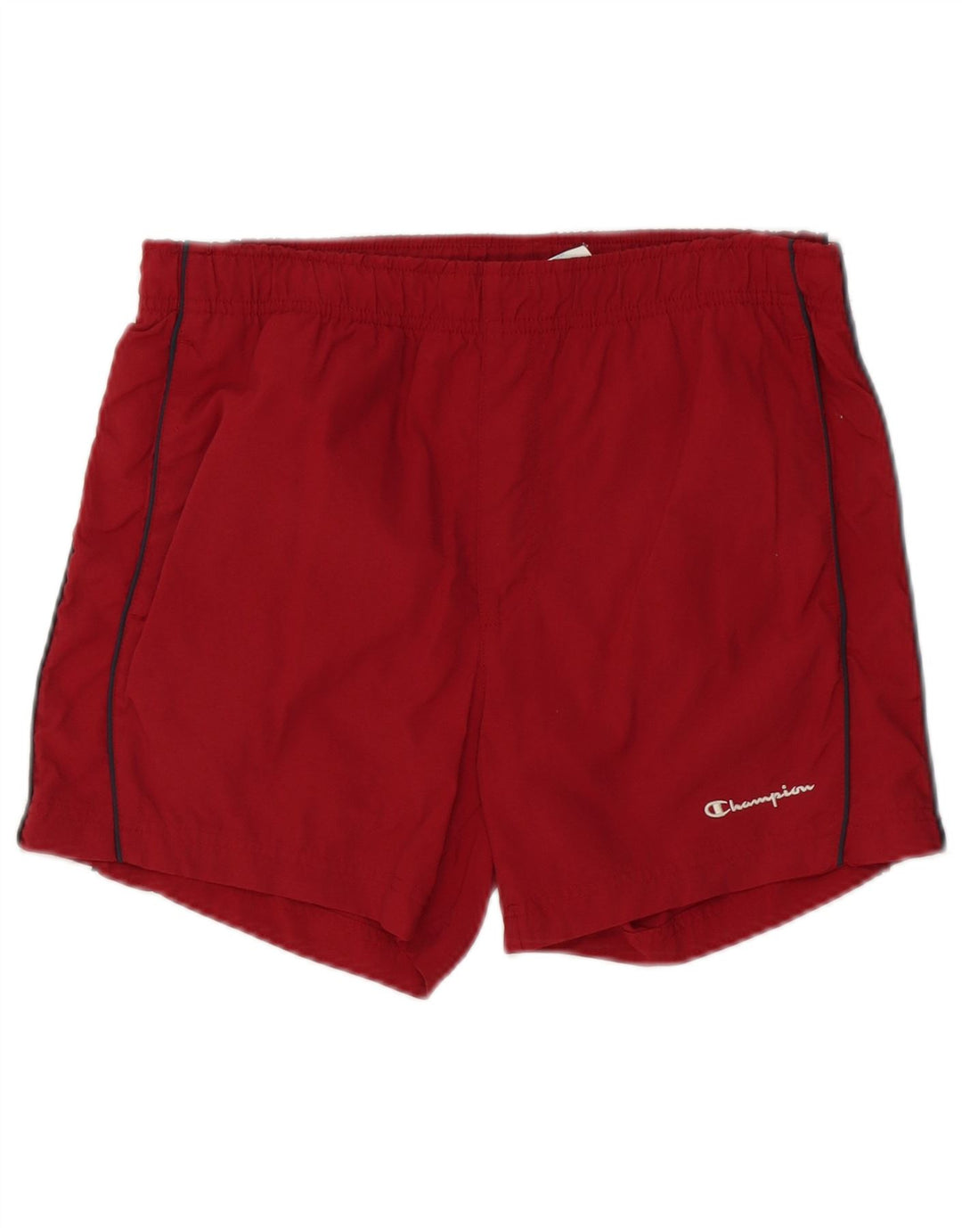 Champion Mens Swimming Shorts Medium Burgundy Colourblock Polyester