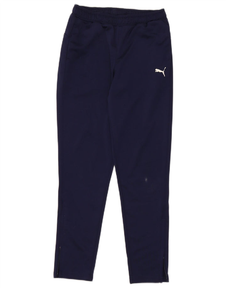 PUMA Boys Tracksuit Trousers Joggers 11-12 Years  Navy Blue
