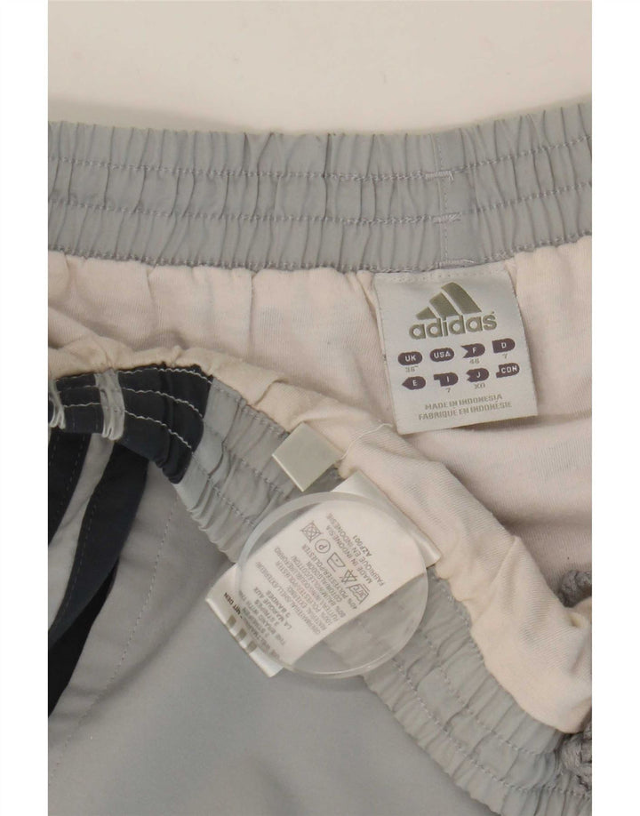 Adidas Mens Sport Shorts Large  Grey Colourblock Cotton