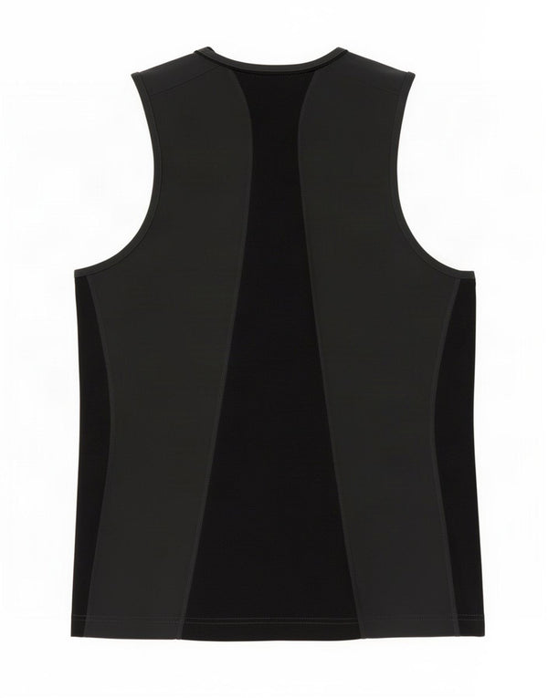 Nike Womens Dri Fit Vest Top UK 10 Small Navy Blue Colourblock Polyester