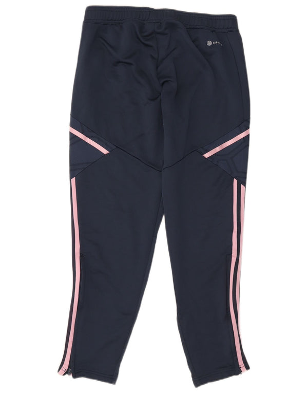 Adidas Womens Arsenal Tracksuit Trousers UK 12/14 Medium Navy Blue