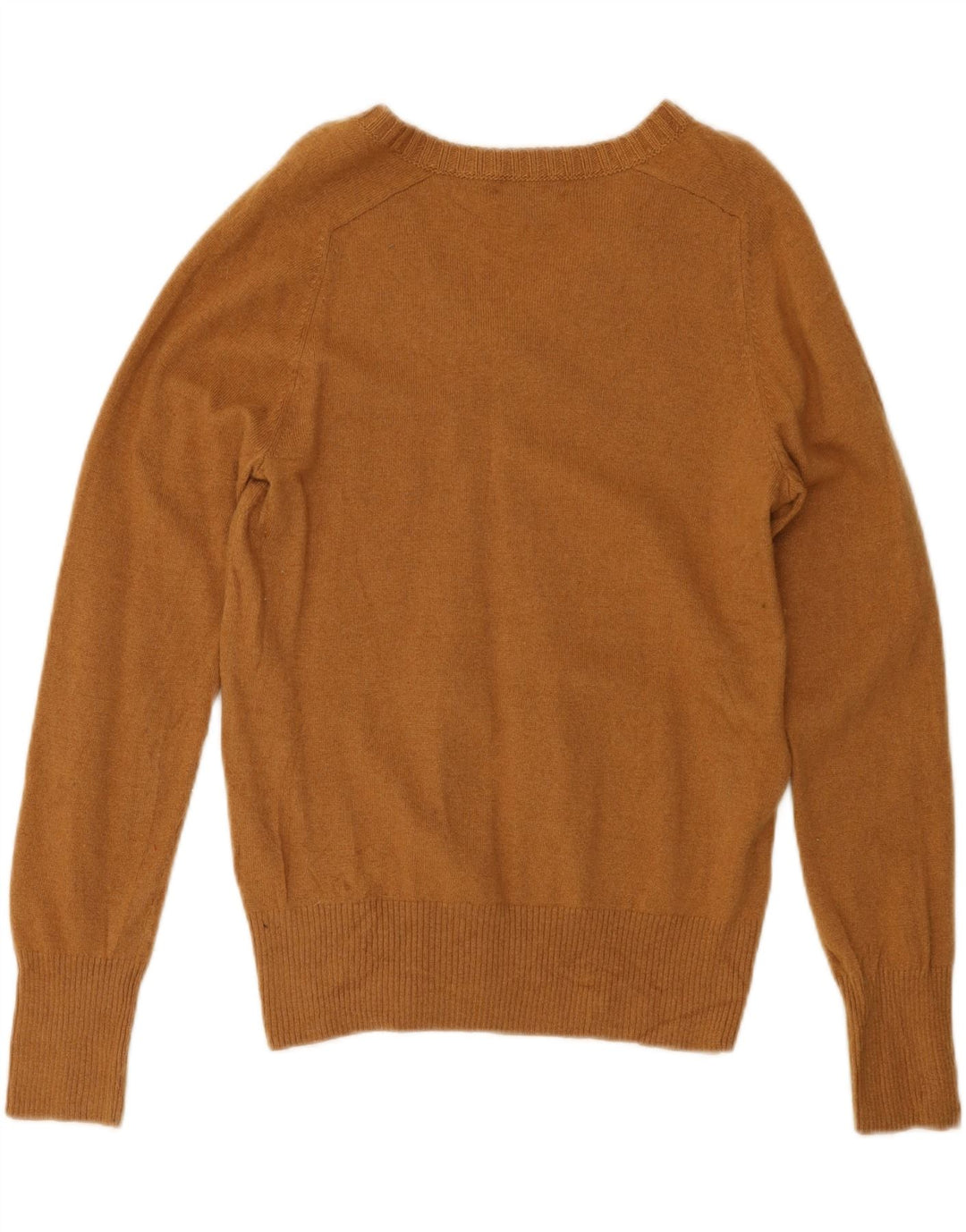 J. CREW Womens V-Neck Jumper Sweater UK 16 Large Brown Vintage J. Crew and Second-Hand J. Crew from Messina Hembry 