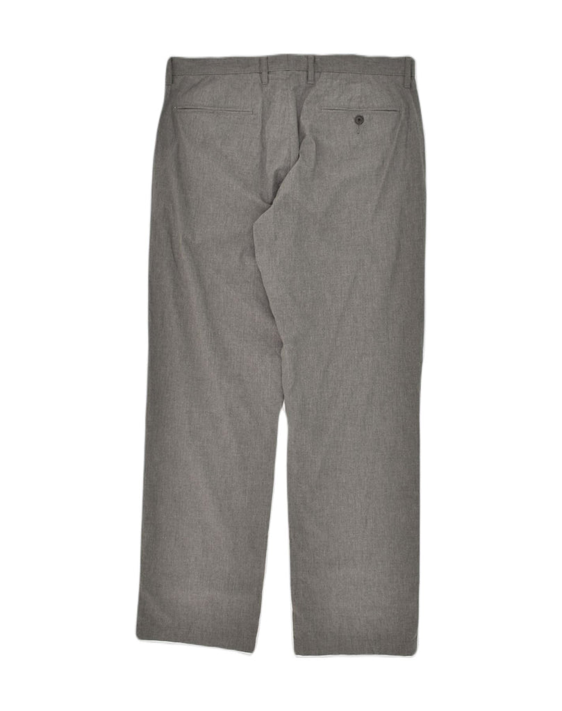 J. CREW Mens Straight Casual Trousers W33 L32  Grey Cotton | Vintage J. Crew | Thrift | Second-Hand J. Crew | Used Clothing | Messina Hembry 