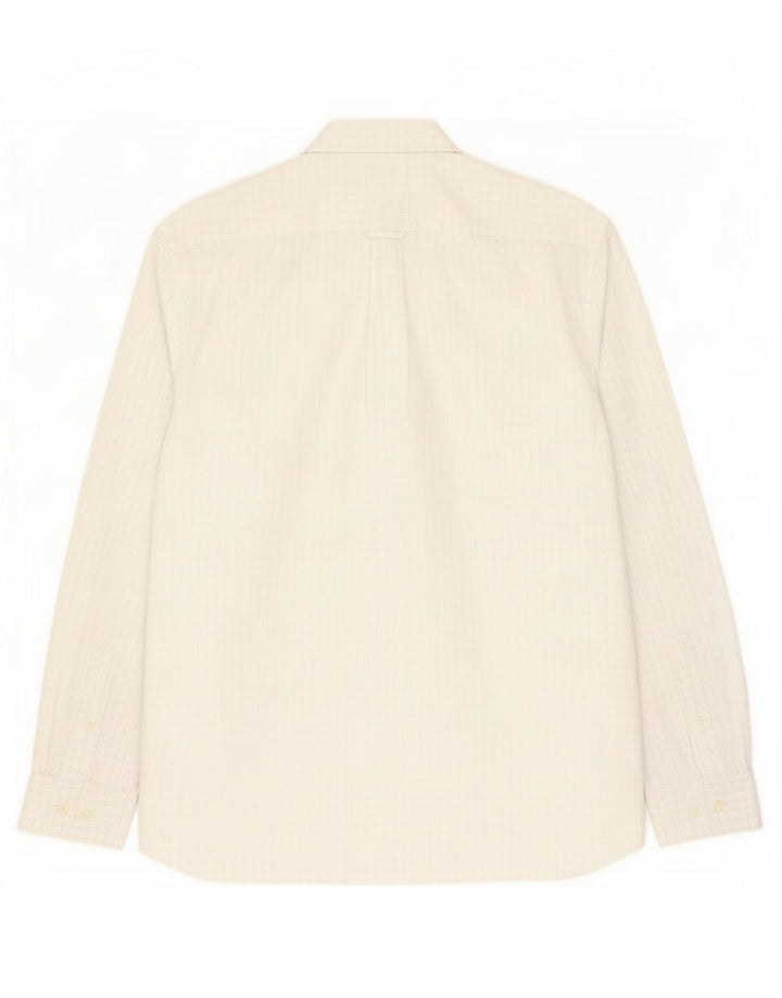 Gant Mens Regular Fit Shirt Medium White Gingham Cotton