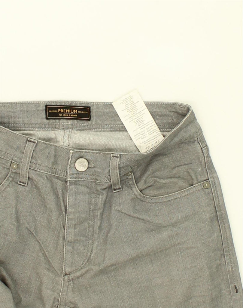 JACK & JONES Mens Straight Jeans W30 L32 Grey Cotton | Vintage Jack & Jones | Thrift | Second-Hand Jack & Jones | Used Clothing | Messina Hembry 