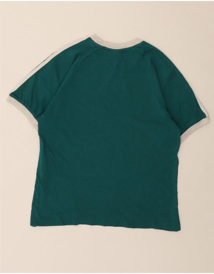 ADIDAS Womens Graphic T-Shirt Top UK 10 Small Green