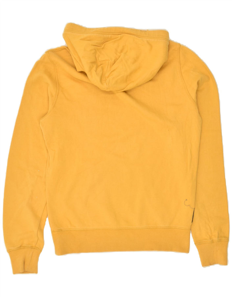 TOMMY HILFIGER Mens Graphic Hoodie Jumper Small Yellow Cotton | Vintage Tommy Hilfiger | Thrift | Second-Hand Tommy Hilfiger | Used Clothing | Messina Hembry 