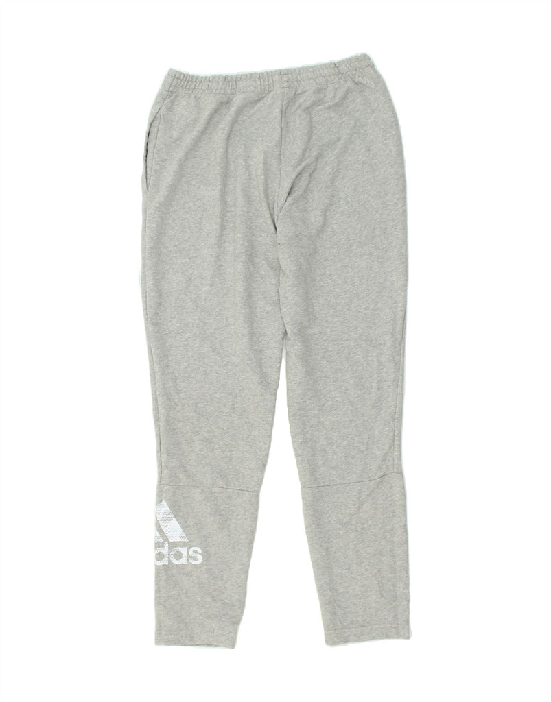 ADIDAS Mens Graphic Tracksuit Trousers Large Grey Cotton | Vintage Adidas | Thrift | Second-Hand Adidas | Used Clothing | Messina Hembry 