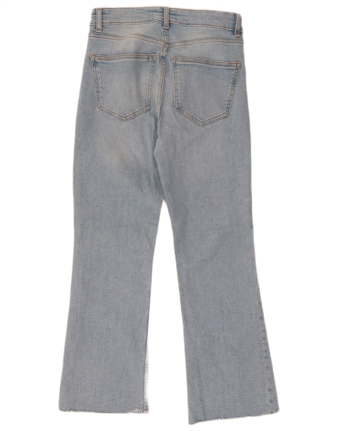 ZARA Womens Cropped Jeans EU 36 XS W26 L25 Blue