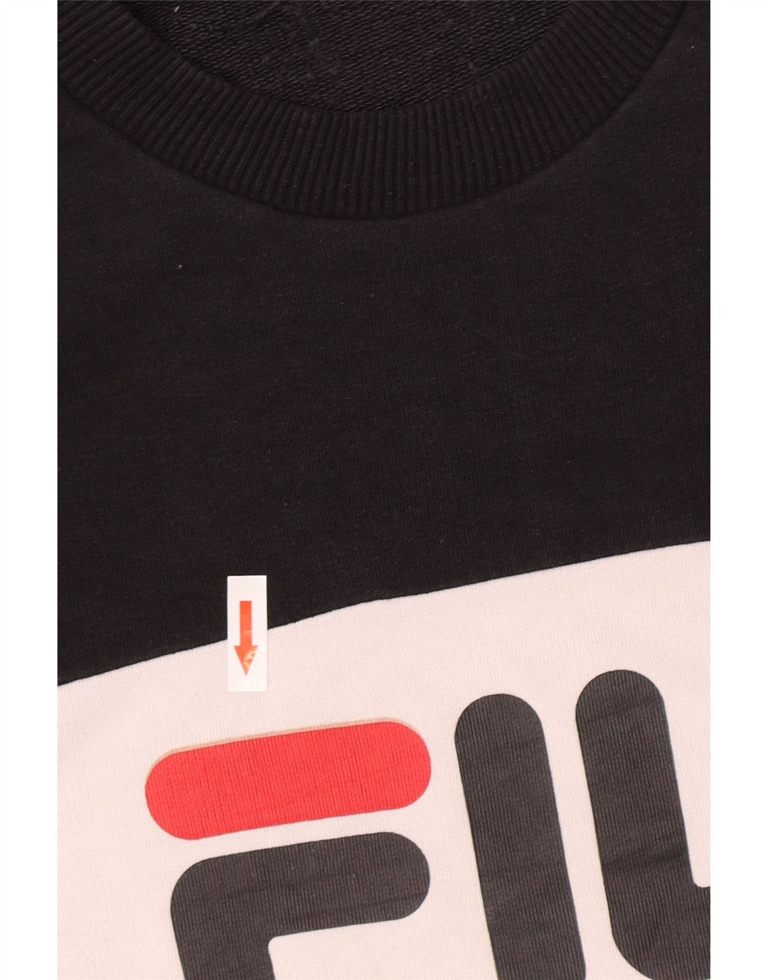 Fila Mens Graphic Sweatshirt Jumper Small Multicoloured Colourblock