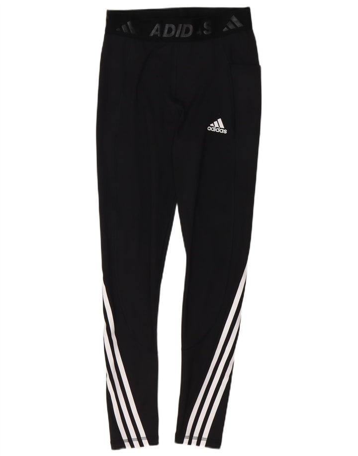 Adidas Womens Graphic Leggings UK 8 Small Black
