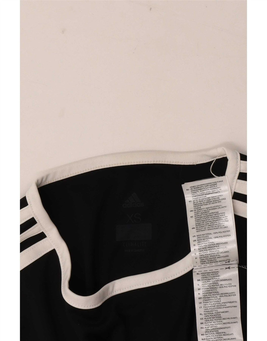 Adidas Mens Climalite T-Shirt Top XS Black Colourblock Polyester