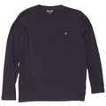 Jack & Jones Mens Top Long Sleeve Large Navy Blue Cotton