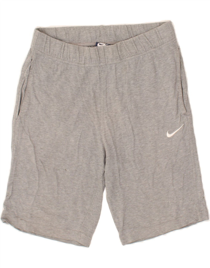 NIKE Mens Sport Shorts Medium Grey Cotton | Vintage Nike | Thrift | Second-Hand Nike | Used Clothing | Messina Hembry 