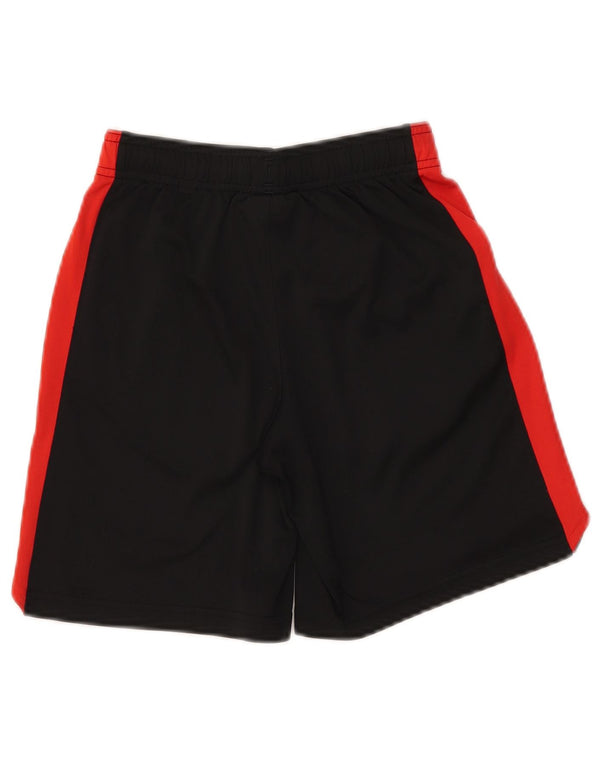 Under Armour Boys Graphic Sport Shorts 7-8 Years Small Black Colourblock