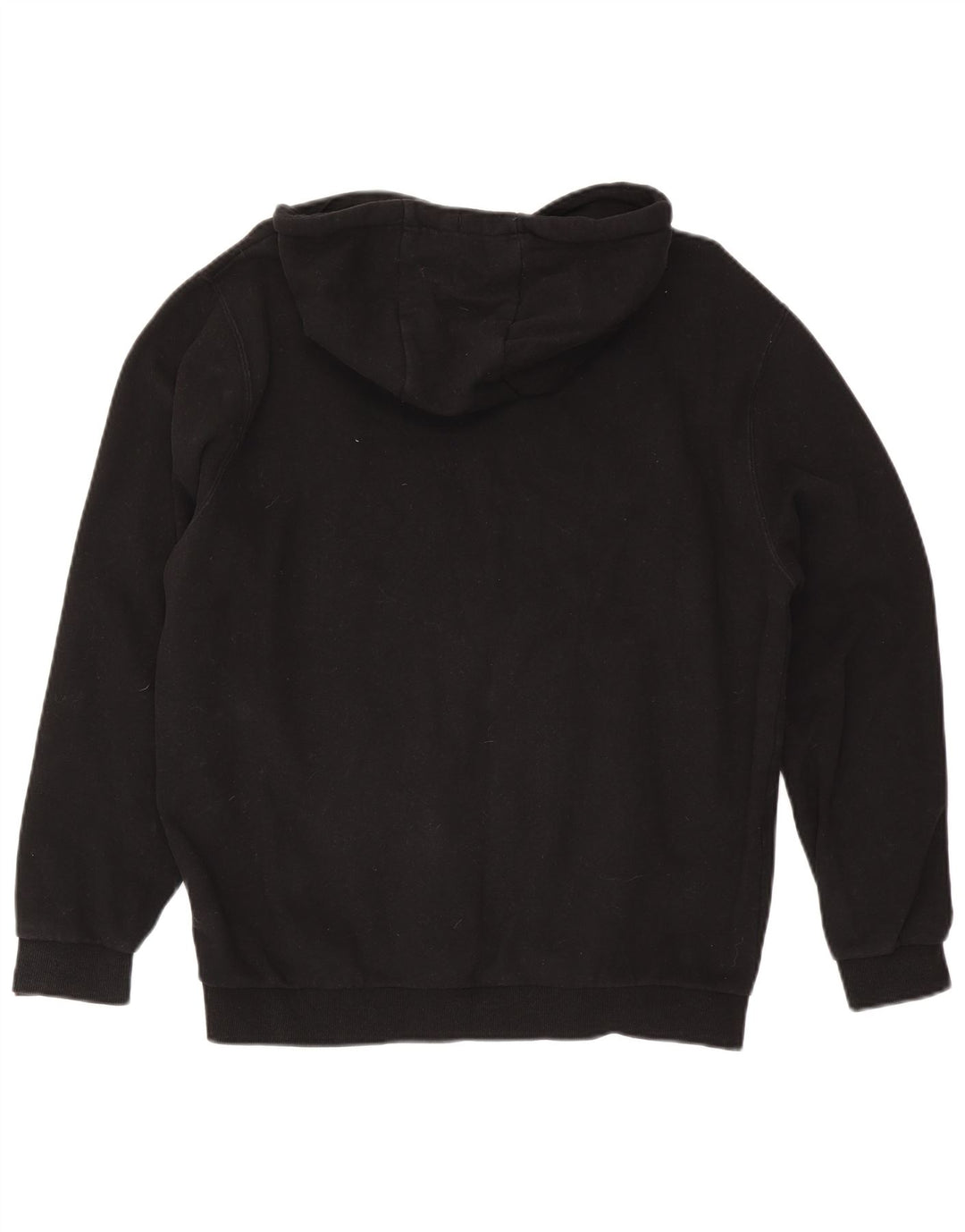 Ellesse Mens Graphic Hoodie Jumper Large Black Cotton
