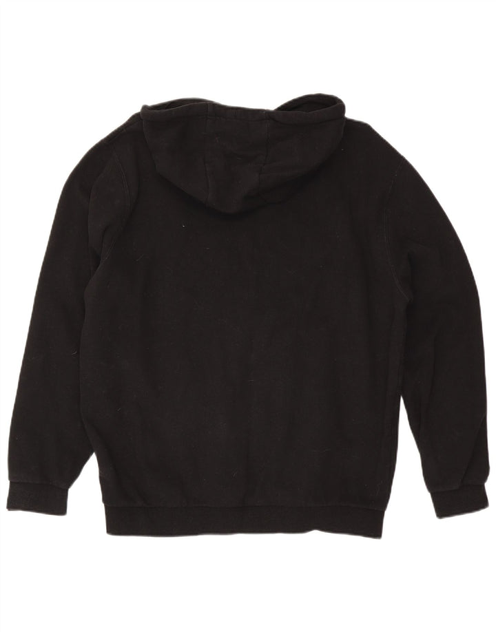 Ellesse Mens Graphic Hoodie Jumper Large Black Cotton