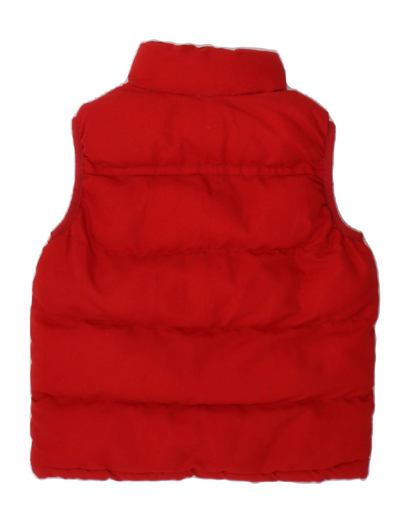CATERPILLAR Baby Boys Padded Gilet 18-24 Months Red Polyester Vintage Caterpillar and Second-Hand Caterpillar from Messina Hembry 