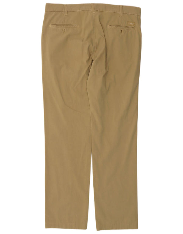 Carrera Mens Straight Chino Trousers W38 L32 Beige