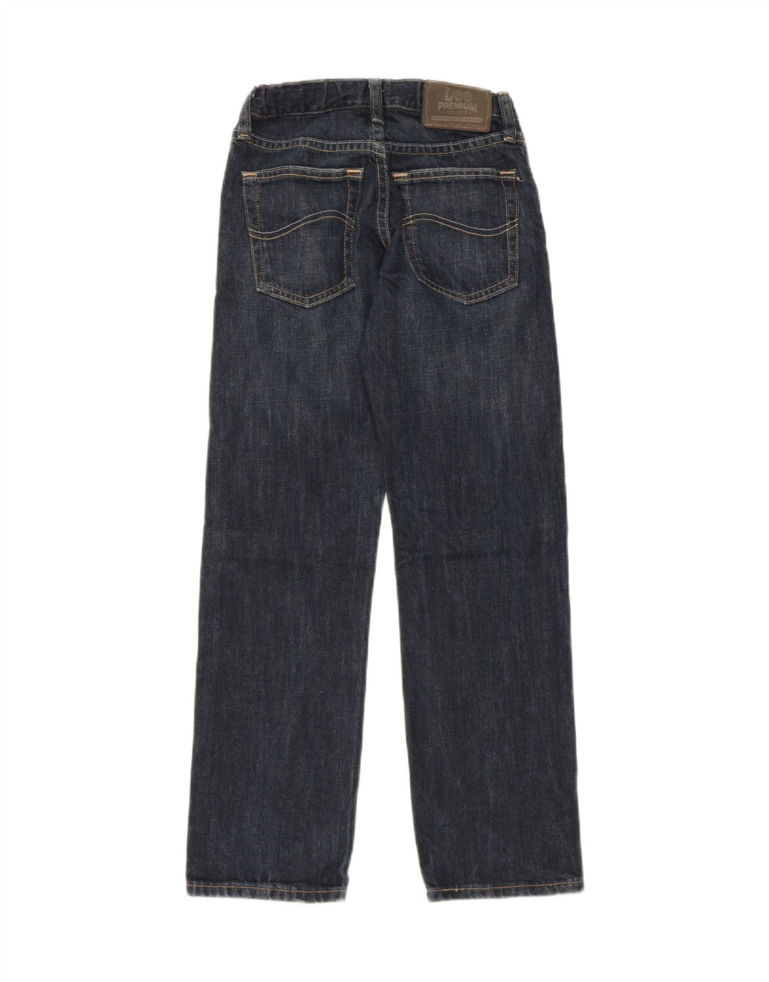 Lee Boys Straight Jeans 11-12 Years W24 L27 Blue Cotton