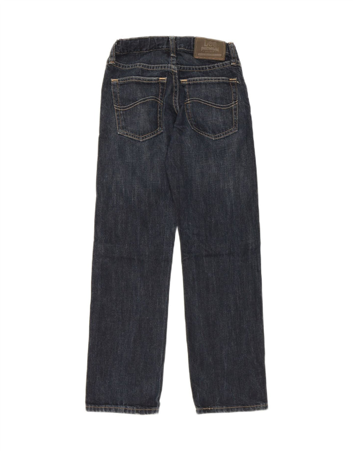 Lee Boys Straight Jeans 11-12 Years W24 L27 Blue Cotton