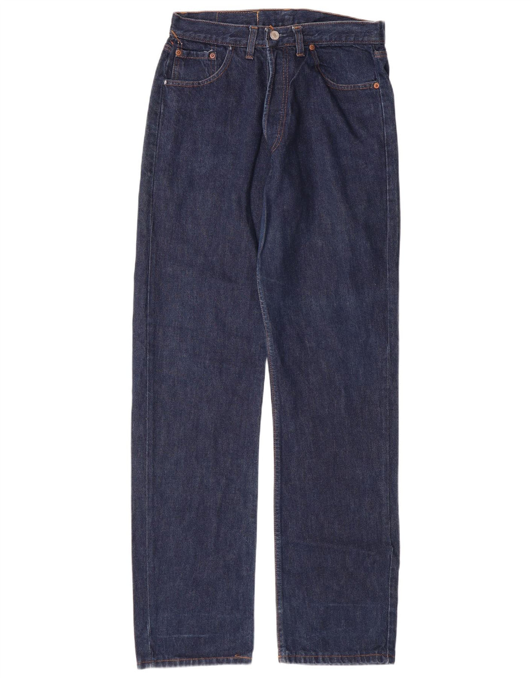 LEVI'S Mens 501 Straight Jeans W34 L36  Navy Blue