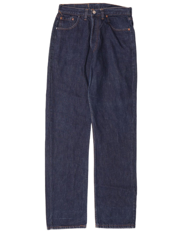 LEVI'S Mens 501 Straight Jeans W34 L36  Navy Blue