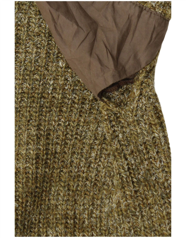 AUSTRALIAN L'ALPINA Mens Crew Neck Jumper Sweater IT 48 Medium Khaki