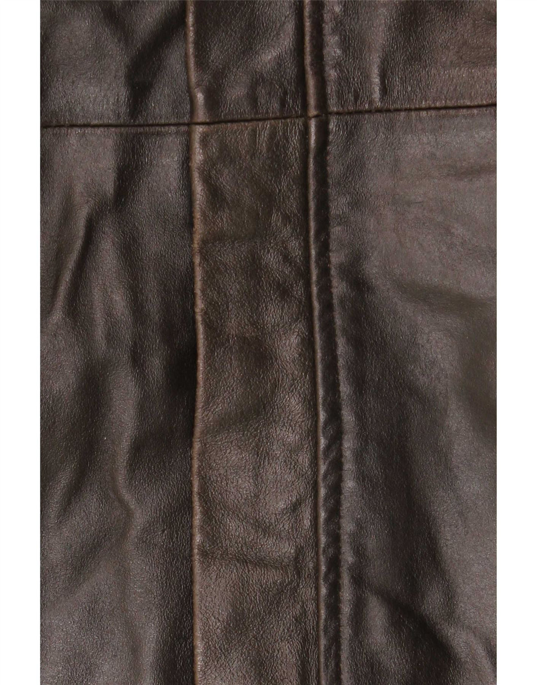 Metropolitan Mens Hooded Leather Coat IT 54 2XL Brown