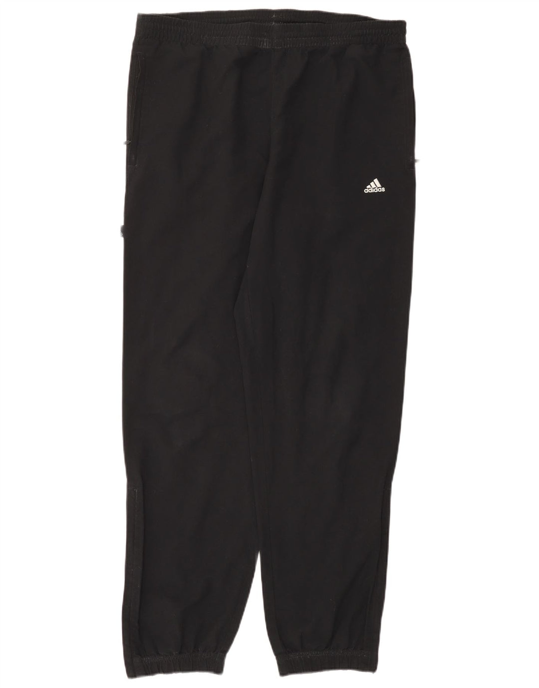 Adidas Mens Tracksuit Trousers Joggers Medium Black Polyester