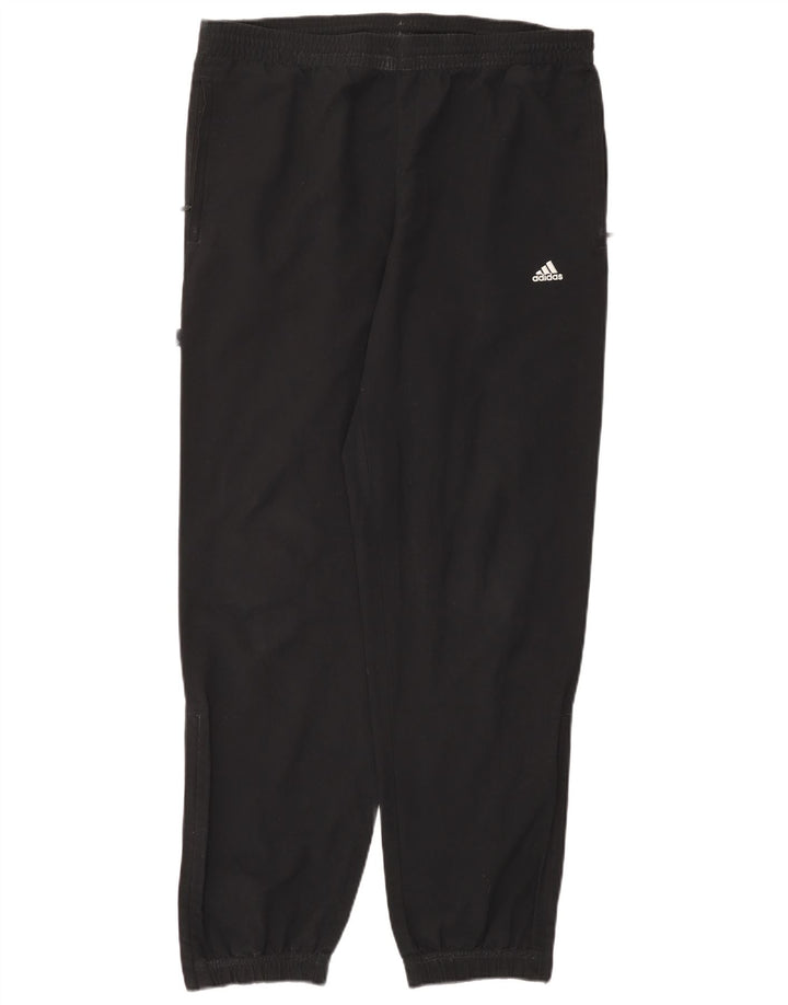 Adidas Mens Tracksuit Trousers Joggers Medium Black Polyester