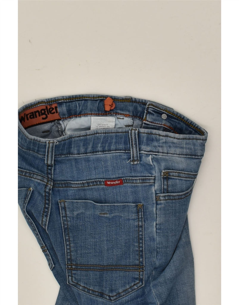 WRANGLER Boys Regular Straight Jeans 9-10 Years W26 L24 Blue Cotton | Vintage Wrangler | Thrift | Second-Hand Wrangler | Used Clothing | Messina Hembry 