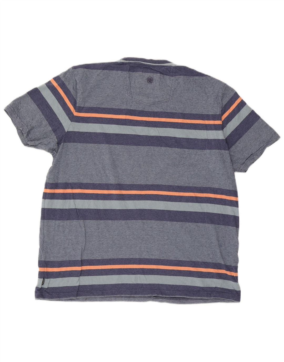 Fat Face Mens T-Shirt Top 2XL Blue Striped