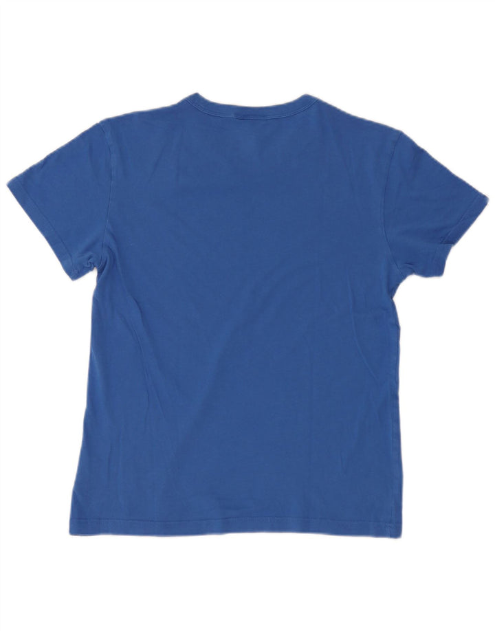 G-Star Mens Graphic T-Shirt Top Small Blue Cotton