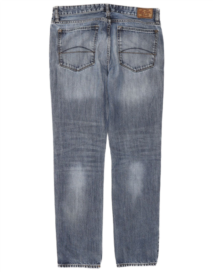 Fat Face Mens Slim Jeans W32 L32 Blue Cotton