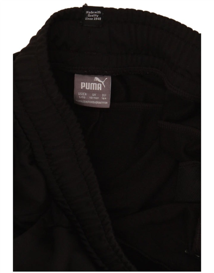 PUMA Boys Tracksuit Trousers Joggers 13-14 Years  Black