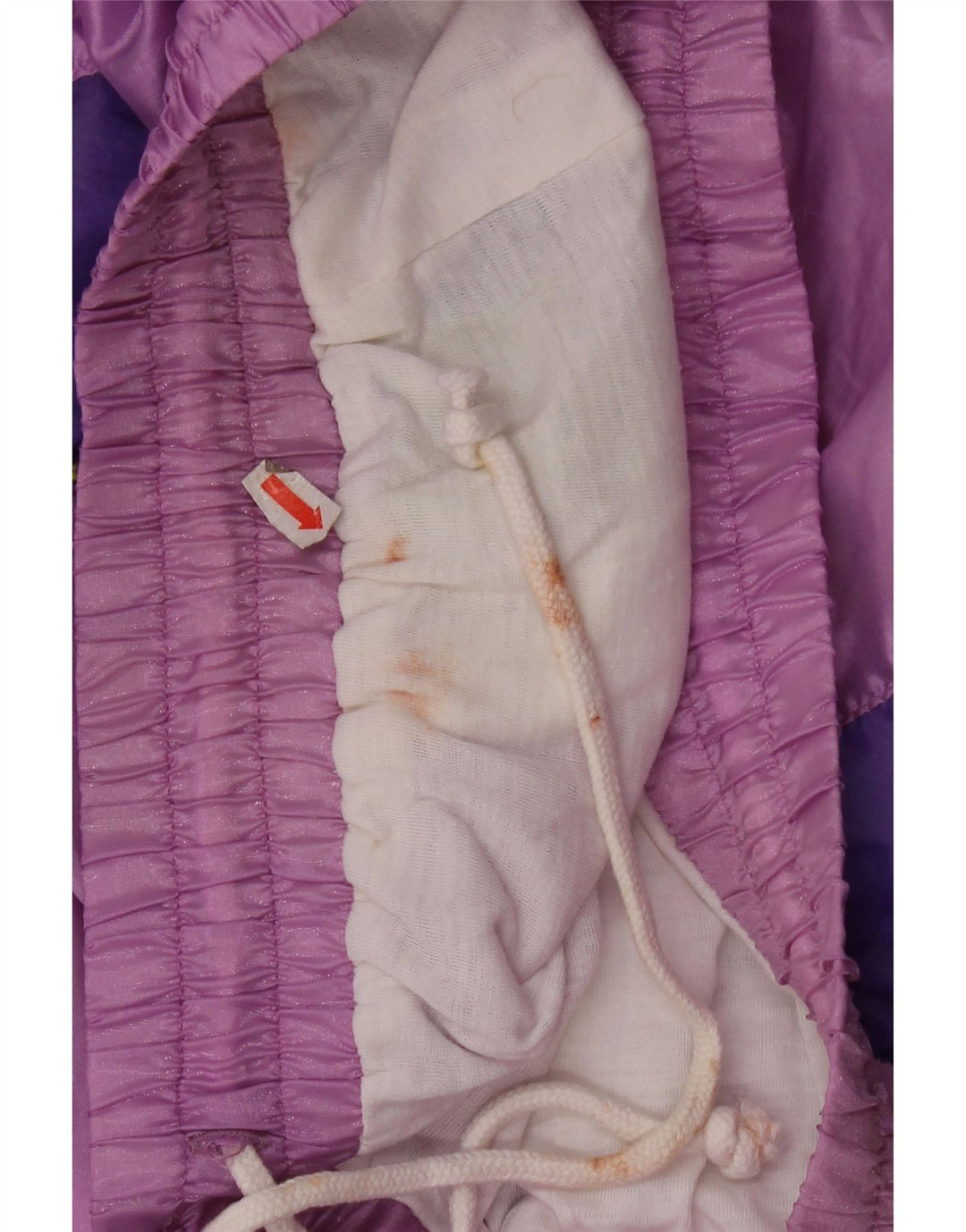 VINTAGE Mens Tracksuit Trousers Joggers Medium Purple Colourblock