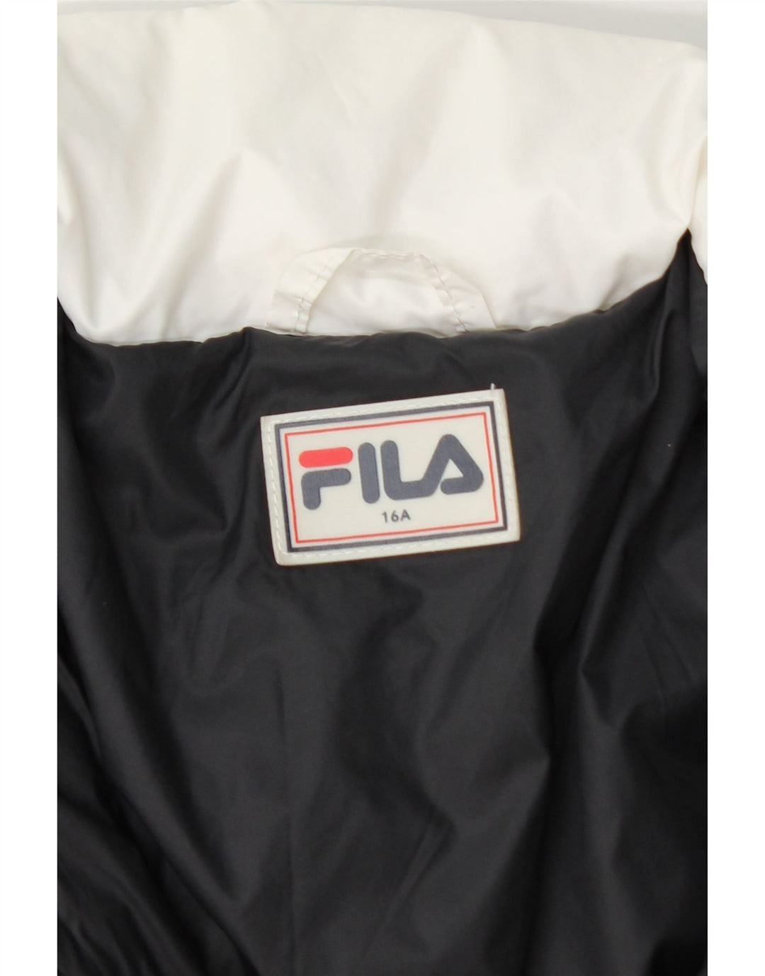 Fila Boys Hooded Padded Jacket 15-16 Years Multicoloured Colourblock Nylon