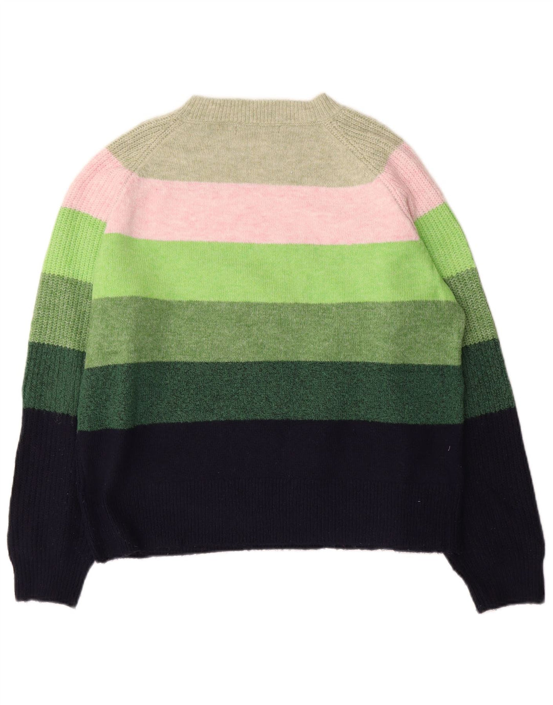 Marks & Spencer Womens Boat Neck Jumper Sweater UK 14 Medium Multicoloured