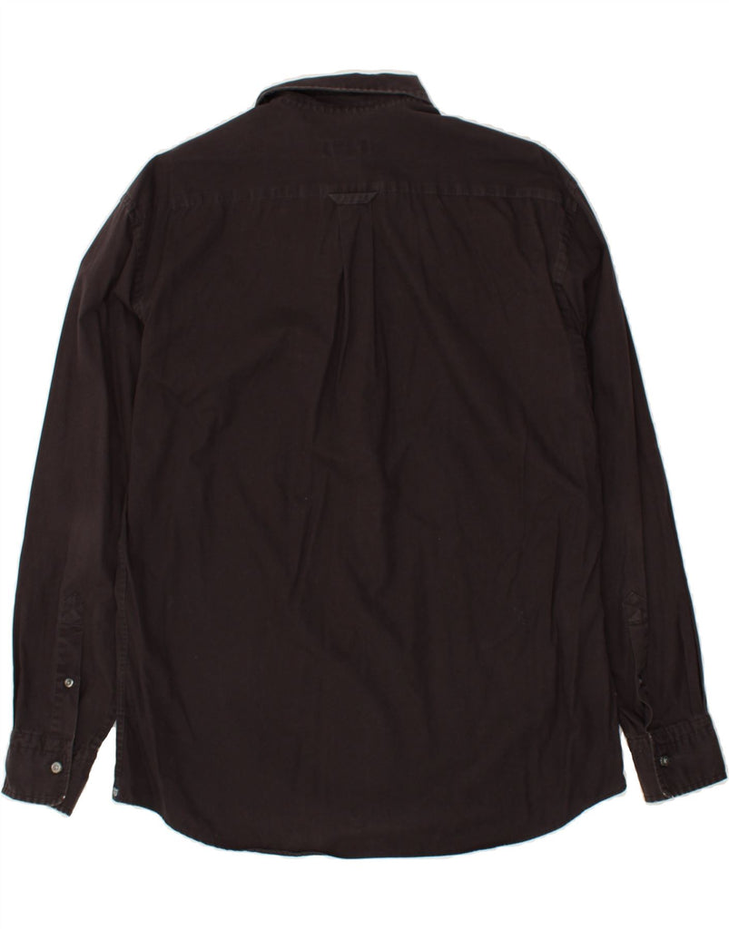 GANT Mens Shirt Medium Black Cotton | Vintage Gant | Thrift | Second-Hand Gant | Used Clothing | Messina Hembry 