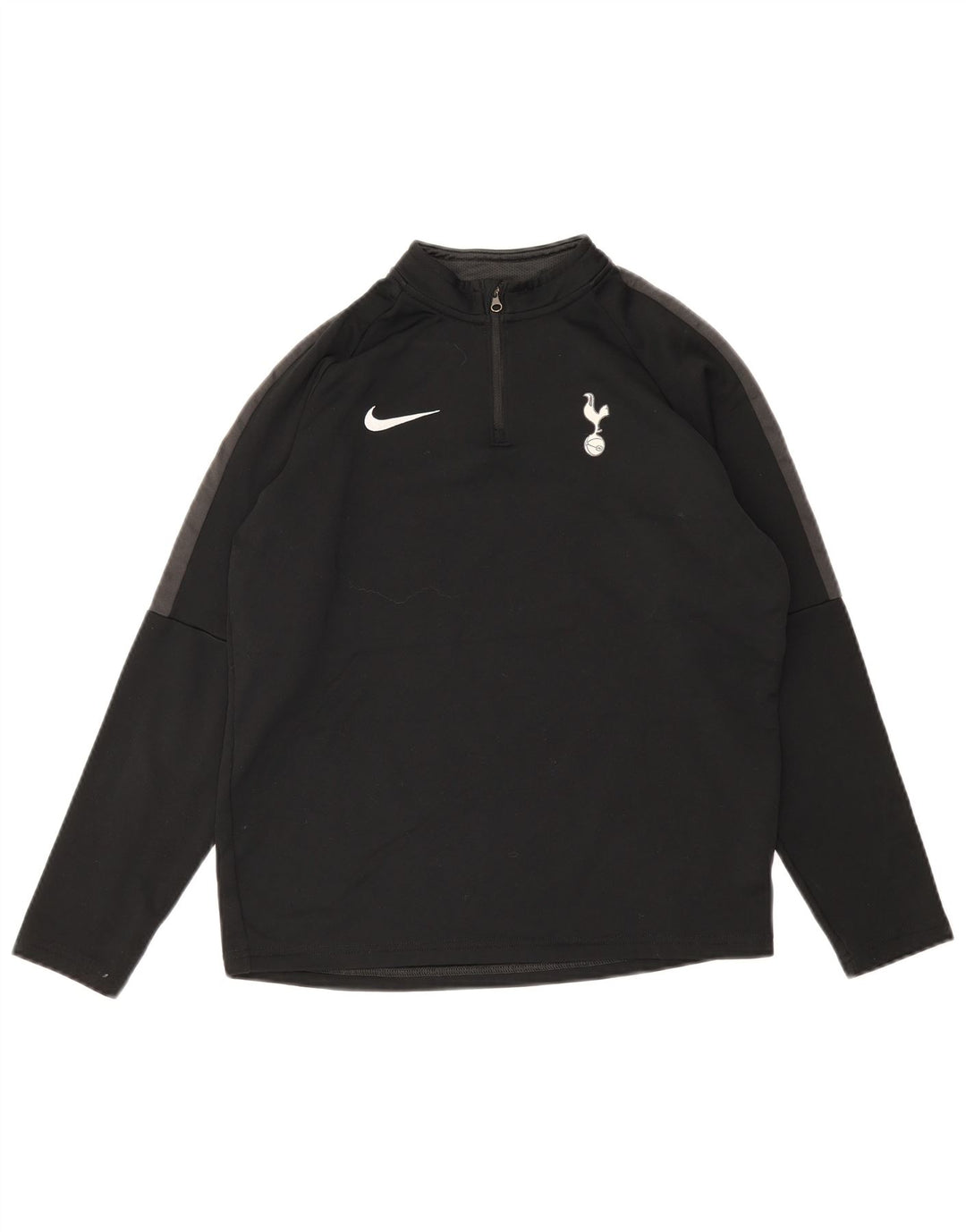 Nike Boys Tottenham Hotspur Pullover Tracksuit Top 13-14 Years XL Black