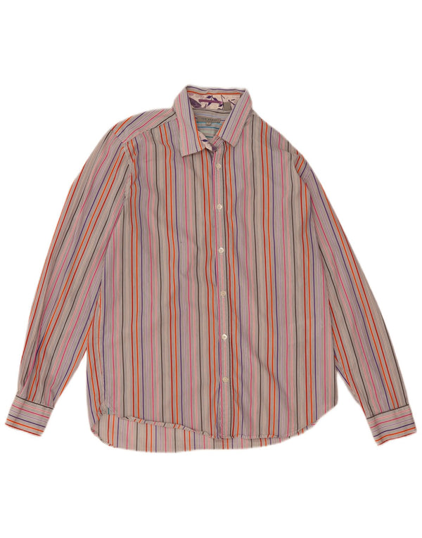 TED BAKER Mens Shirt Size 4 Large Multicoloured Striped Cotton