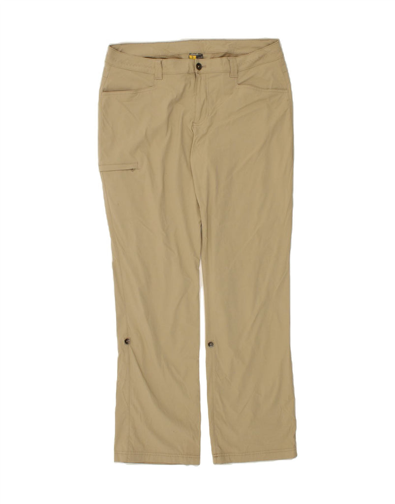 EDDIE BAUER Womens Straight Hiking Trousers US 14 XL W36 L32 Beige Nylon Vintage Eddie Bauer and Second-Hand Eddie Bauer from Messina Hembry 