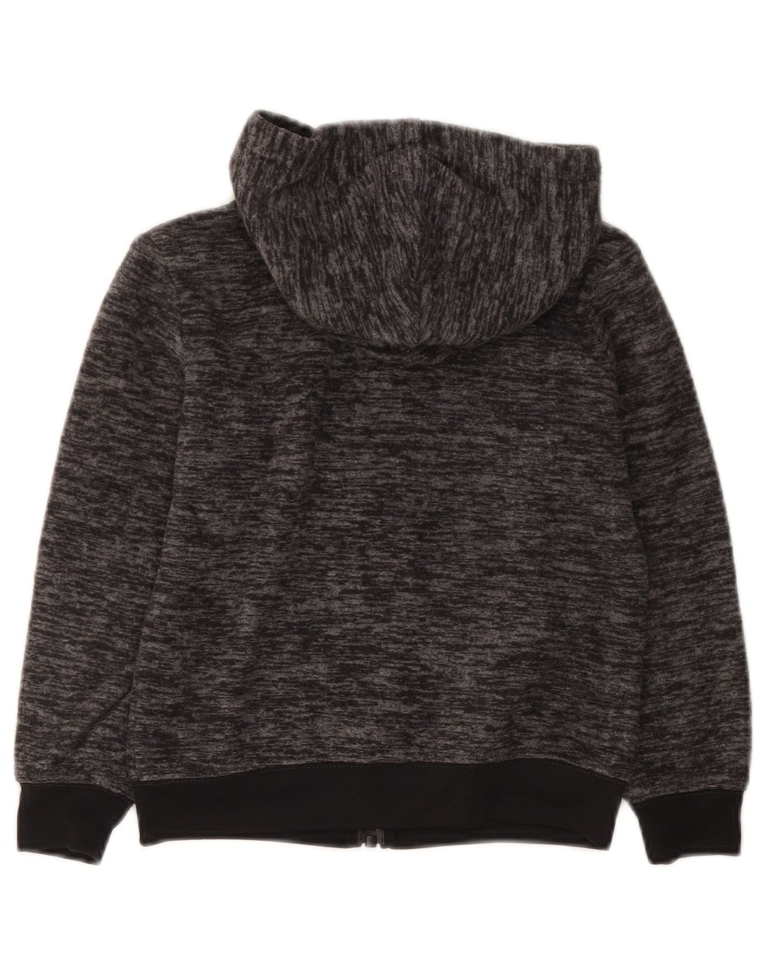 Nike Boys Zip Hoodie Sweater 6-7 Years Large  Grey Flecked